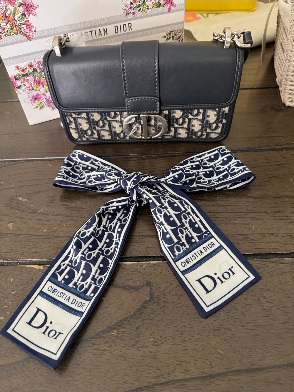 Dior Navy Blue with Logo